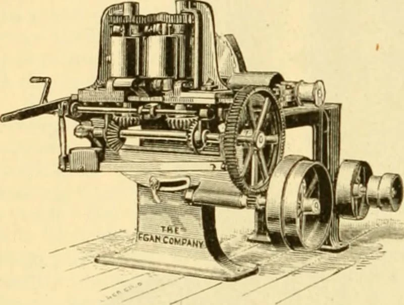 An illustration from Modern mechanism, exhibiting the latest progress in machines, motors, and the transmission of power, being a supplementary volume to Appletons' cyclopaedia of applied mechanics, 1892, leaf 803