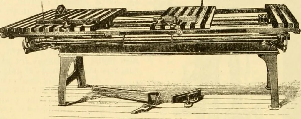 An illustration from Modern mechanism, exhibiting the latest progress in machines, motors, and the transmission of power, being a supplementary volume to Appletons' cyclopaedia of applied mechanics, 1892, leaf 805