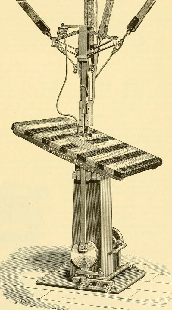 An illustration from Modern mechanism, exhibiting the latest progress in machines, motors, and the transmission of power, being a supplementary volume to Appletons' cyclopaedia of applied mechanics, 1892, leaf 808