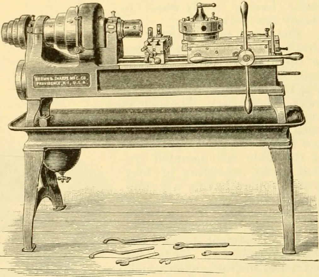 An illustration from Modern mechanism, exhibiting the latest progress in machines, motors, and the transmission of power, being a supplementary volume to Appletons' cyclopaedia of applied mechanics, 1892, leaf 809