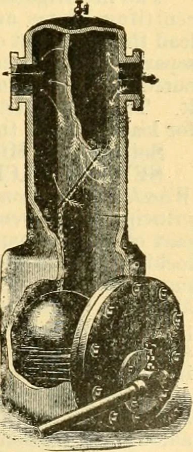 An illustration from Modern mechanism, exhibiting the latest progress in machines, motors, and the transmission of power, being a supplementary volume to Appletons' cyclopaedia of applied mechanics, 1892, leaf 818