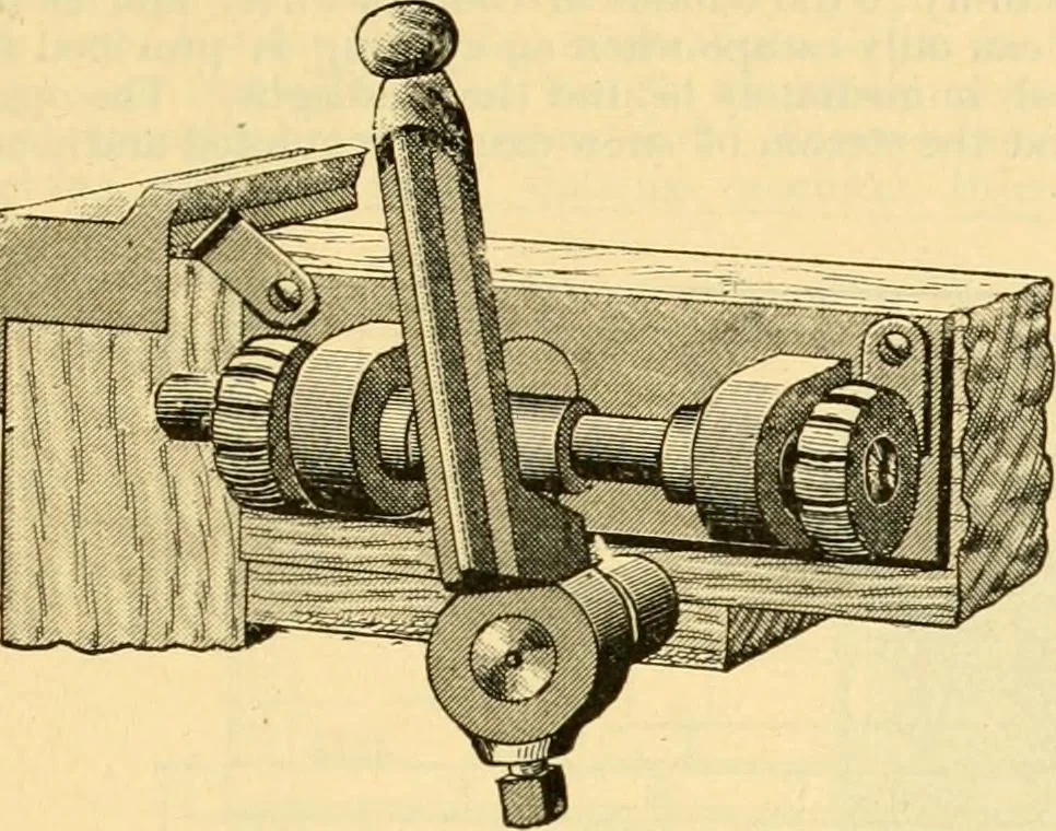 An illustration from Modern mechanism, exhibiting the latest progress in machines, motors, and the transmission of power, being a supplementary volume to Appletons' cyclopaedia of applied mechanics, 1892, leaf 830