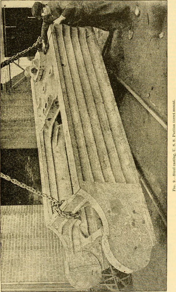 An illustration from Modern mechanism, exhibiting the latest progress in machines, motors, and the transmission of power, being a supplementary volume to Appletons' cyclopaedia of applied mechanics, 1892, leaf 844