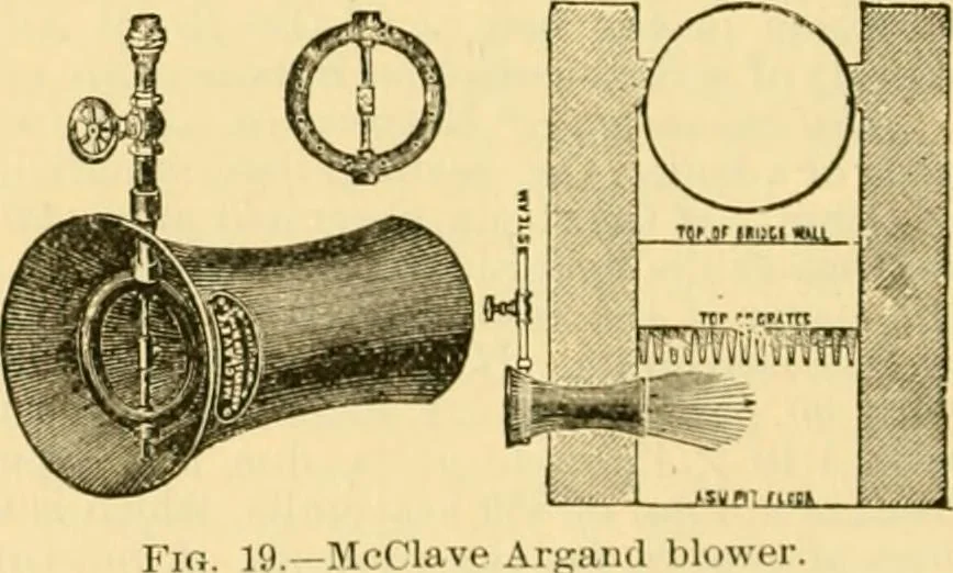 An illustration from Modern mechanism, exhibiting the latest progress in machines, motors, and the transmission of power, being a supplementary volume to Appletons' cyclopaedia of applied mechanics, 1892, leaf 85