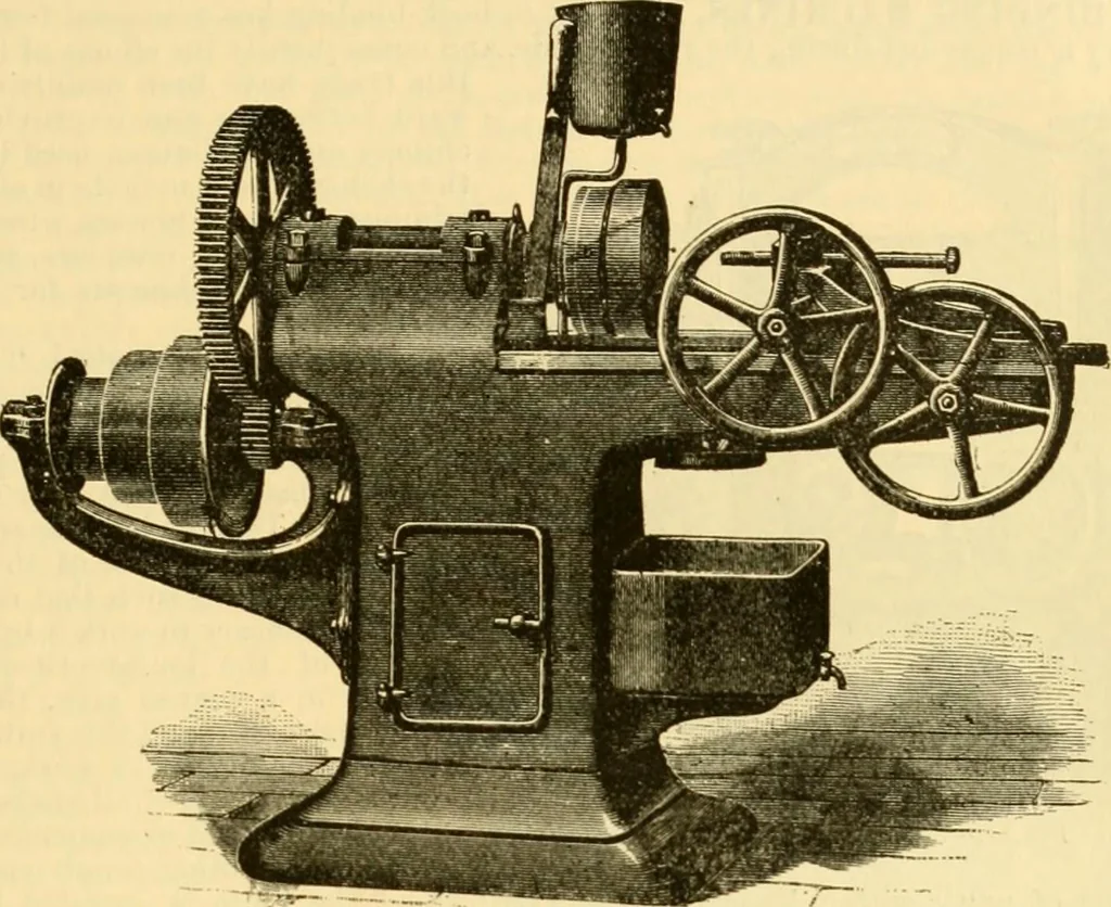 An illustration from Modern mechanism, exhibiting the latest progress in machines, motors, and the transmission of power, being a supplementary volume to Appletons' cyclopaedia of applied mechanics, 1892, leaf 86