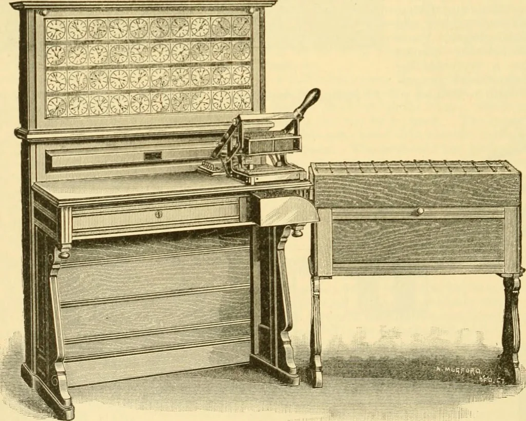 An illustration from Modern mechanism, exhibiting the latest progress in machines, motors, and the transmission of power, being a supplementary volume to Appletons' cyclopaedia of applied mechanics, 1892, leaf 865