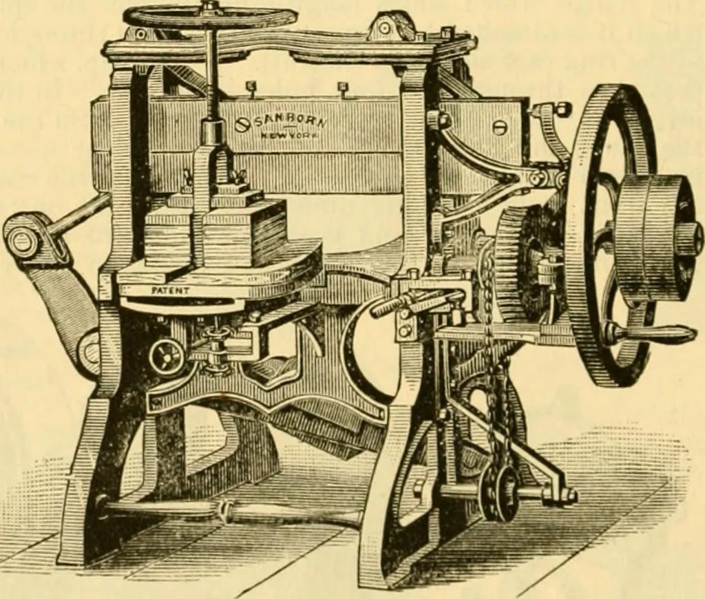 An illustration from Modern mechanism, exhibiting the latest progress in machines, motors, and the transmission of power, being a supplementary volume to Appletons' cyclopaedia of applied mechanics, 1892, leaf 87