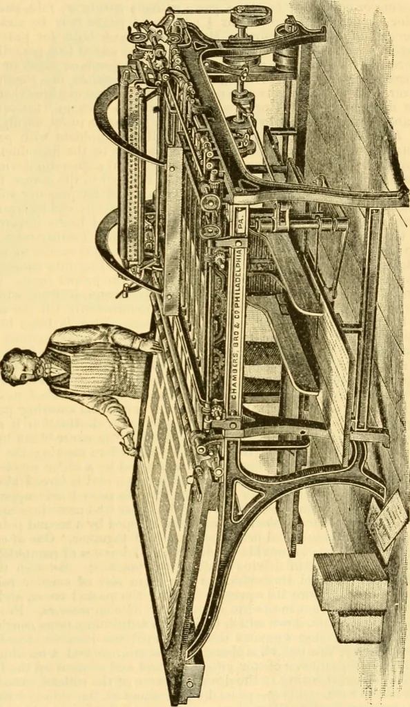 An illustration from Modern mechanism, exhibiting the latest progress in machines, motors, and the transmission of power, being a supplementary volume to Appletons' cyclopaedia of applied mechanics, 1892, leaf 88