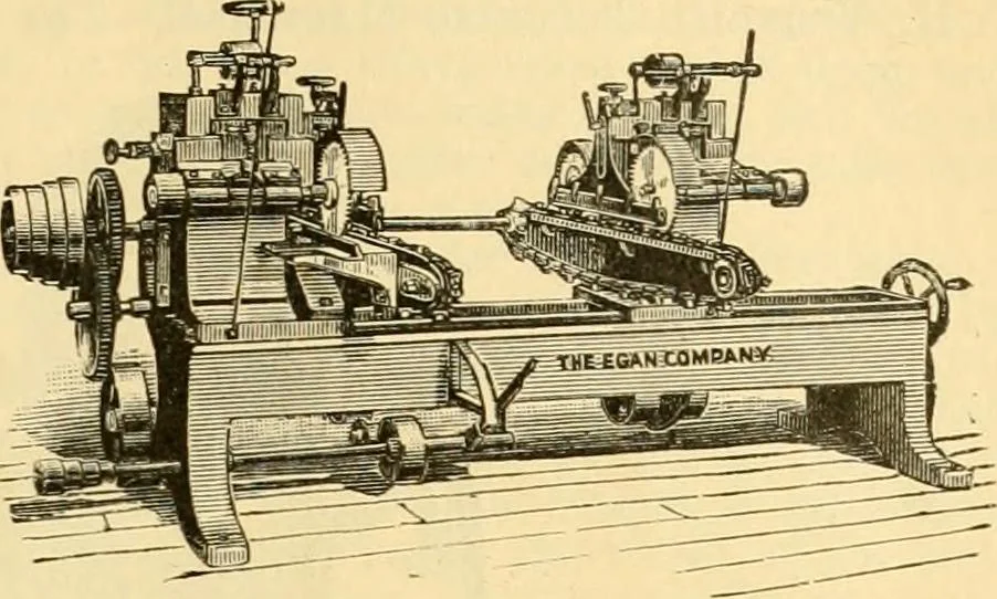 An illustration from Modern mechanism, exhibiting the latest progress in machines, motors, and the transmission of power, being a supplementary volume to Appletons' cyclopaedia of applied mechanics, 1892, leaf 886