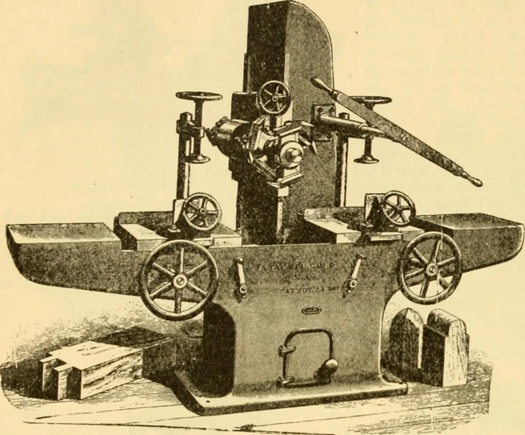 An illustration from Modern mechanism, exhibiting the latest progress in machines, motors, and the transmission of power, being a supplementary volume to Appletons' cyclopaedia of applied mechanics, 1892, leaf 887