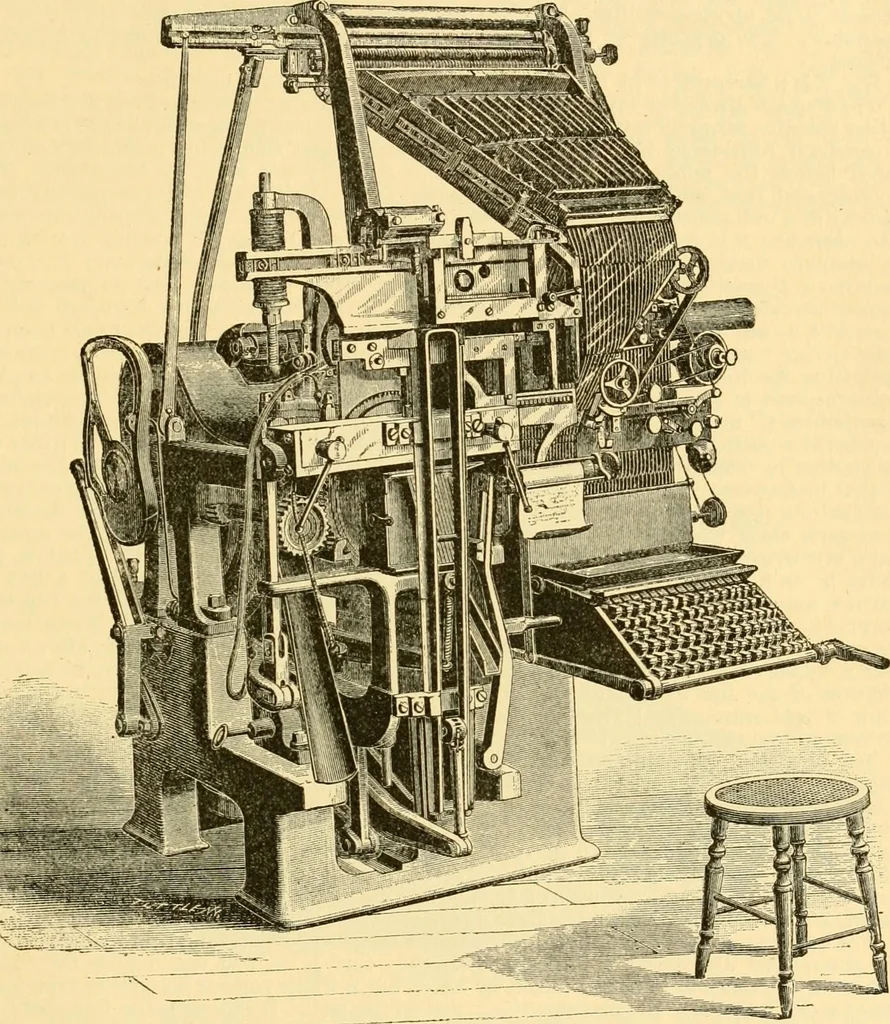 An illustration from Modern mechanism, exhibiting the latest progress in machines, motors, and the transmission of power, being a supplementary volume to Appletons' cyclopaedia of applied mechanics, 1892, leaf 906