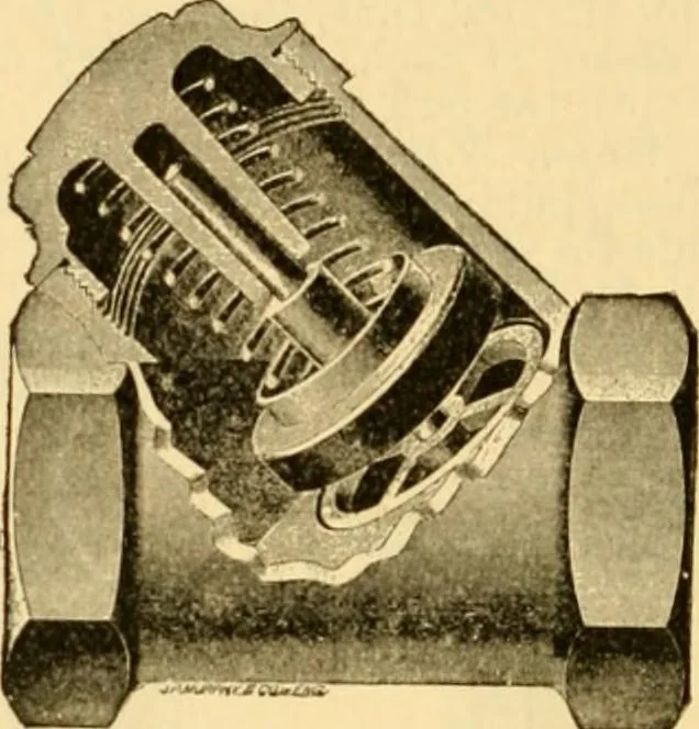 An illustration from Modern mechanism, exhibiting the latest progress in machines, motors, and the transmission of power, being a supplementary volume to Appletons' cyclopaedia of applied mechanics, 1892, leaf 915