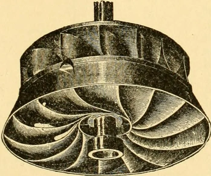 An illustration from Modern mechanism, exhibiting the latest progress in machines, motors, and the transmission of power, being a supplementary volume to Appletons' cyclopaedia of applied mechanics, 1892, leaf 922
