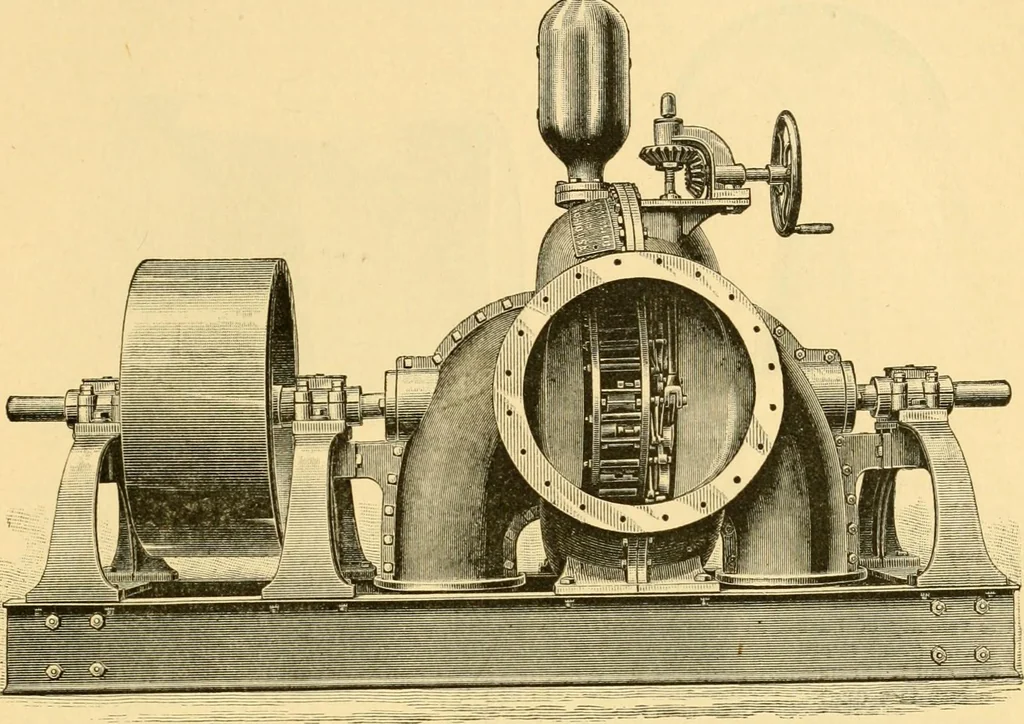 An illustration from Modern mechanism, exhibiting the latest progress in machines, motors, and the transmission of power, being a supplementary volume to Appletons' cyclopaedia of applied mechanics, 1892, leaf 932