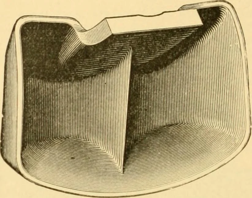 An illustration from Modern mechanism, exhibiting the latest progress in machines, motors, and the transmission of power, being a supplementary volume to Appletons' cyclopaedia of applied mechanics, 1892, leaf 933