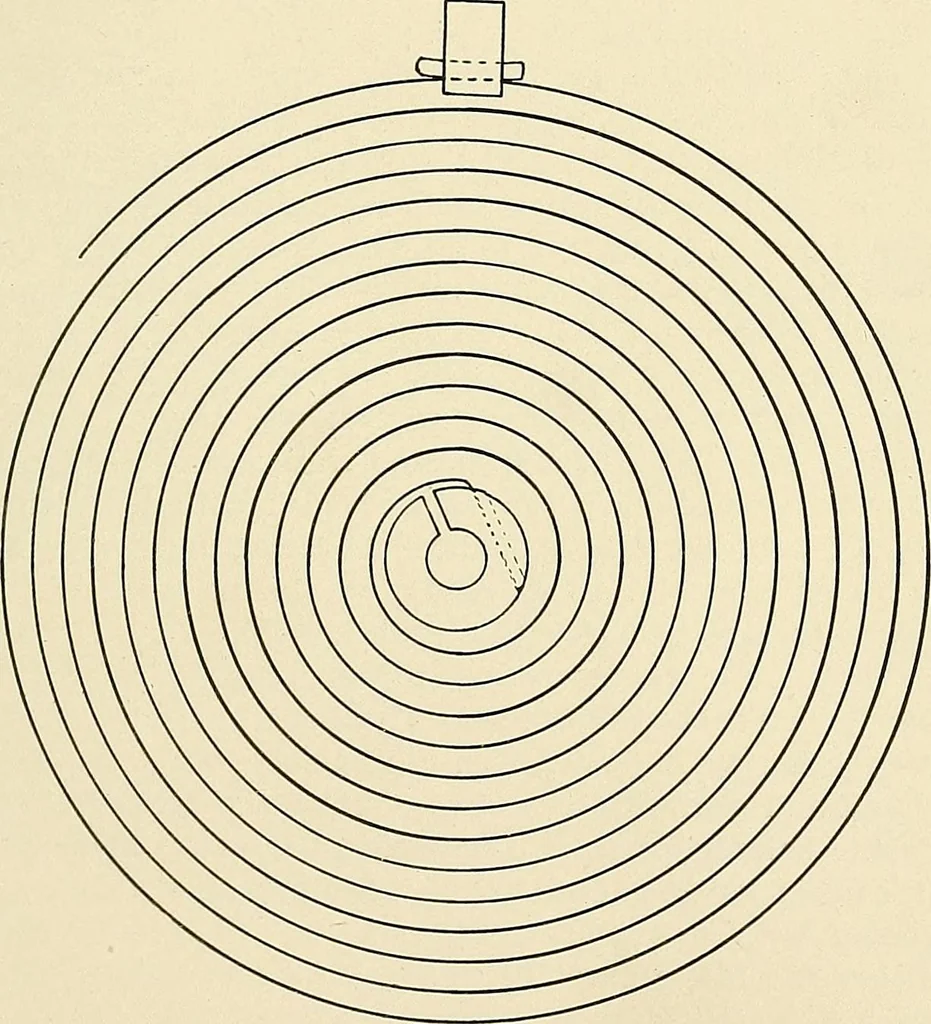 An illustration from Modern methods in horology, 1904, leaf 100
