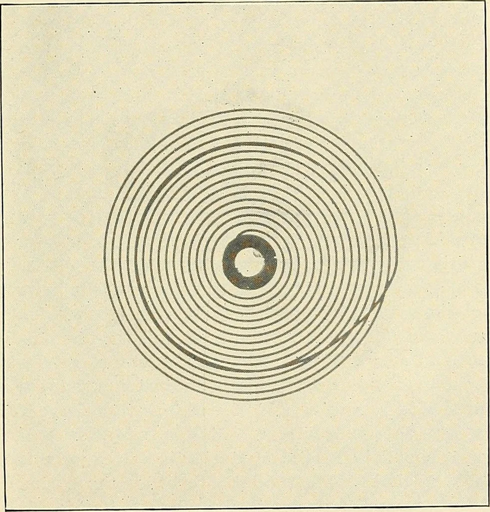 An illustration from Modern methods in horology, 1904, leaf 110
