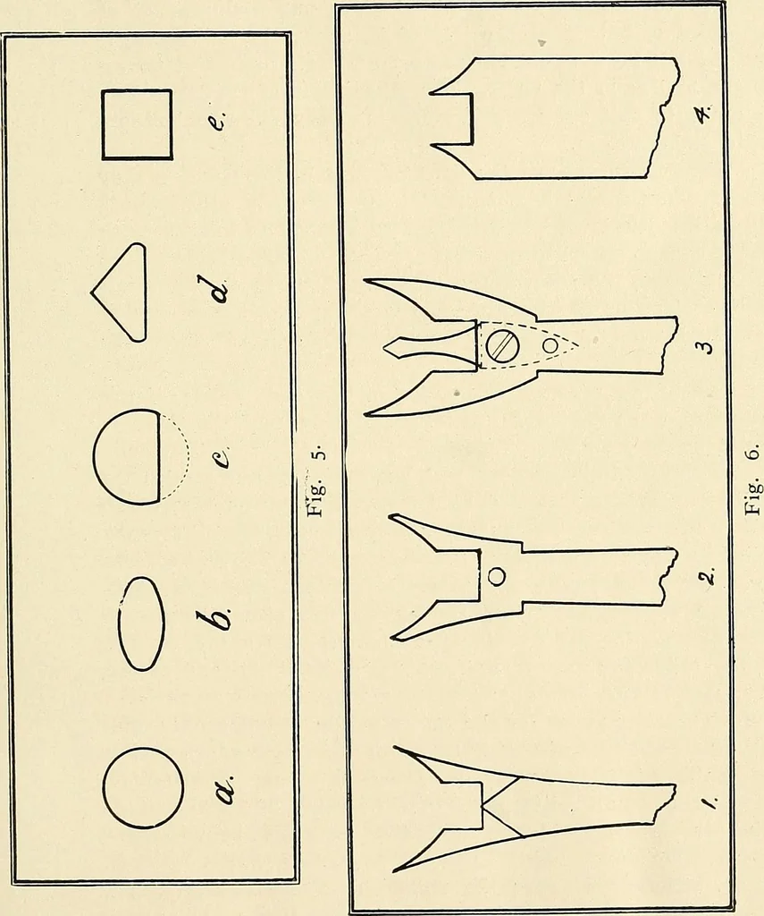 An illustration from Modern methods in horology, 1904, leaf 144