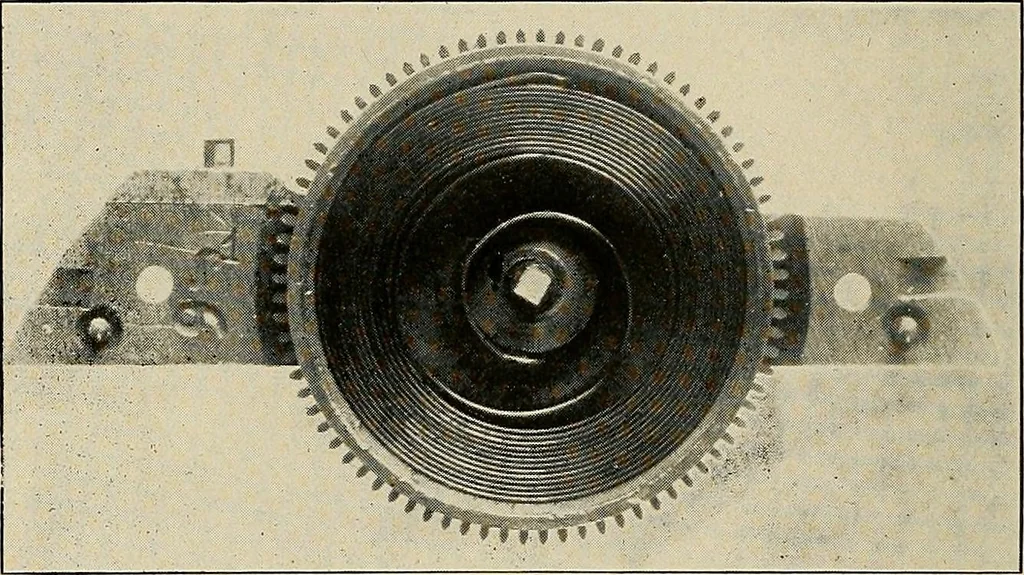 An illustration from Modern methods in horology, 1904, leaf 169