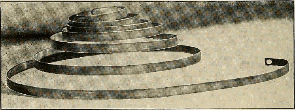 An illustration from Modern methods in horology, 1904, leaf 169