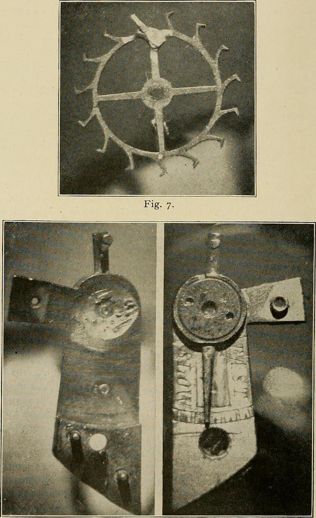 An illustration from Modern methods in horology, 1904, leaf 237