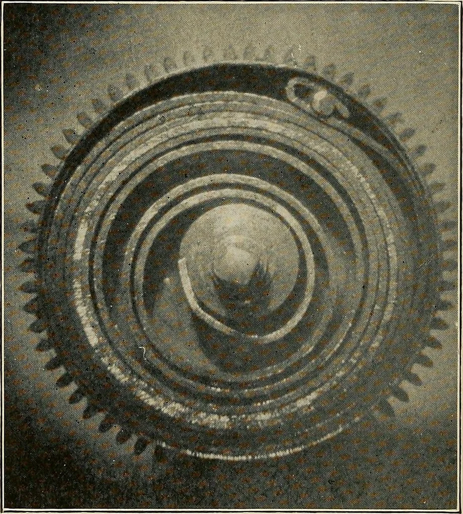 An illustration from Modern methods in horology, 1904, leaf 239