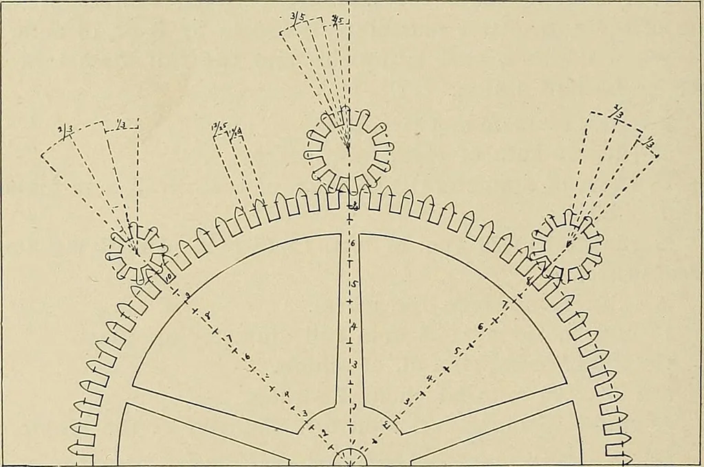 An illustration from Modern methods in horology, 1904, leaf 53