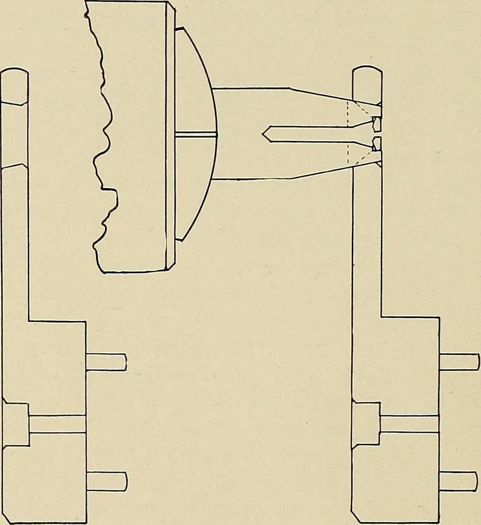 An illustration from Modern methods in horology, 1904, leaf 79