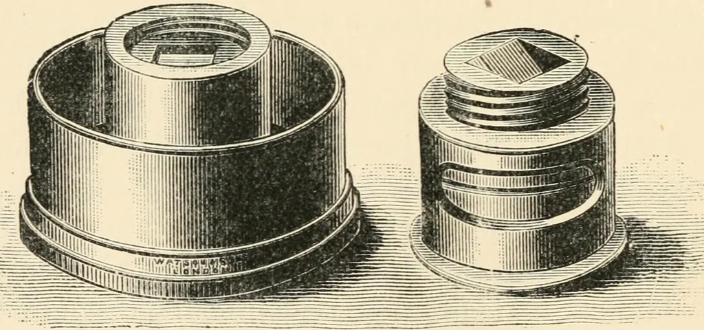 An illustration from Modern microscopy; a handbook for beginners and students, 1912, leaf 129