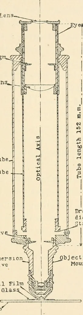 An illustration from Modern microscopy; a handbook for beginners and students, 1912, leaf 50