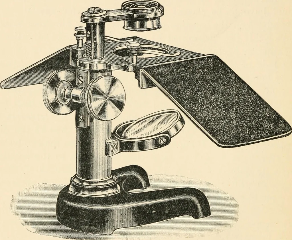 An illustration from Modern microscopy; a handbook for beginners and students, 1912, leaf 57