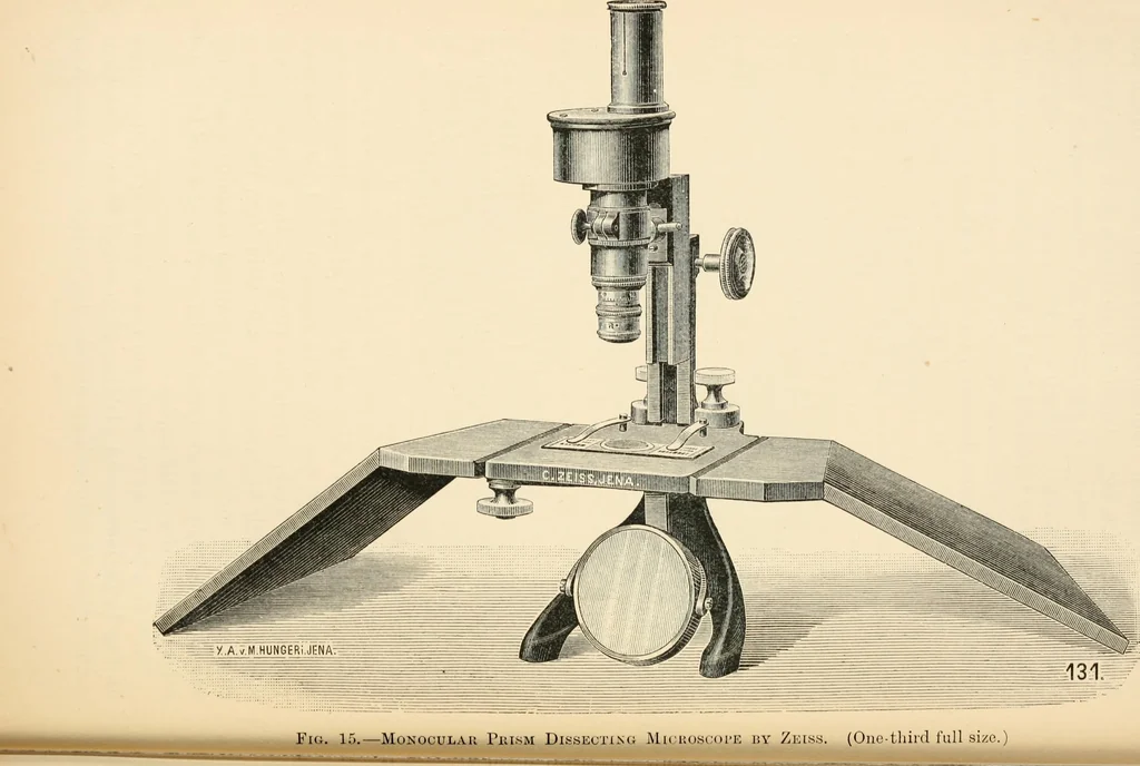 An illustration from Modern microscopy; a handbook for beginners and students, 1912, leaf 59