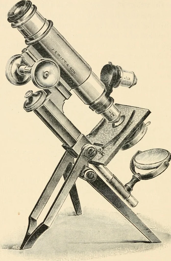 An illustration from Modern microscopy; a handbook for beginners and students, 1912, leaf 63