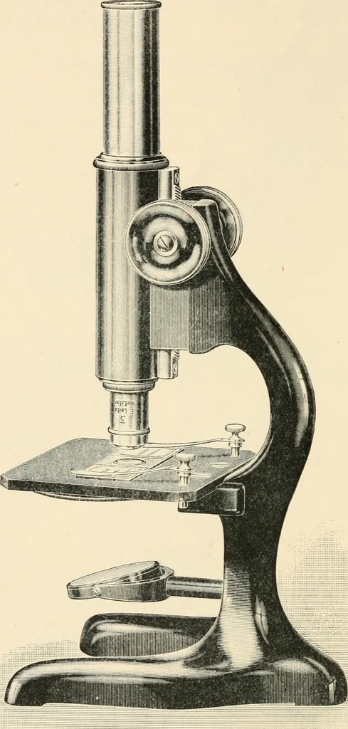An illustration from Modern microscopy; a handbook for beginners and students, 1912, leaf 67