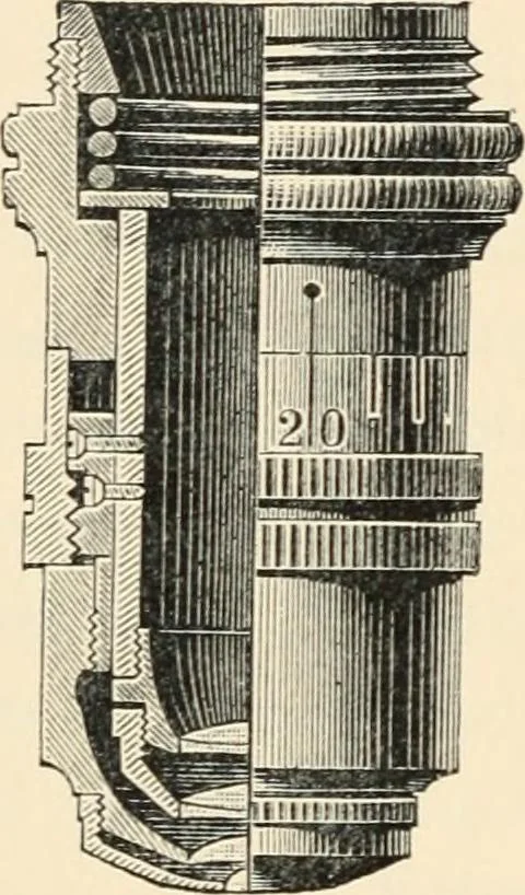 An illustration from Modern microscopy; a handbook for beginners and students, 1912, leaf 91