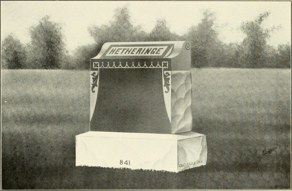 An illustration from Modern monuments, tablets and sarcophagi .., 1907, leaf 10