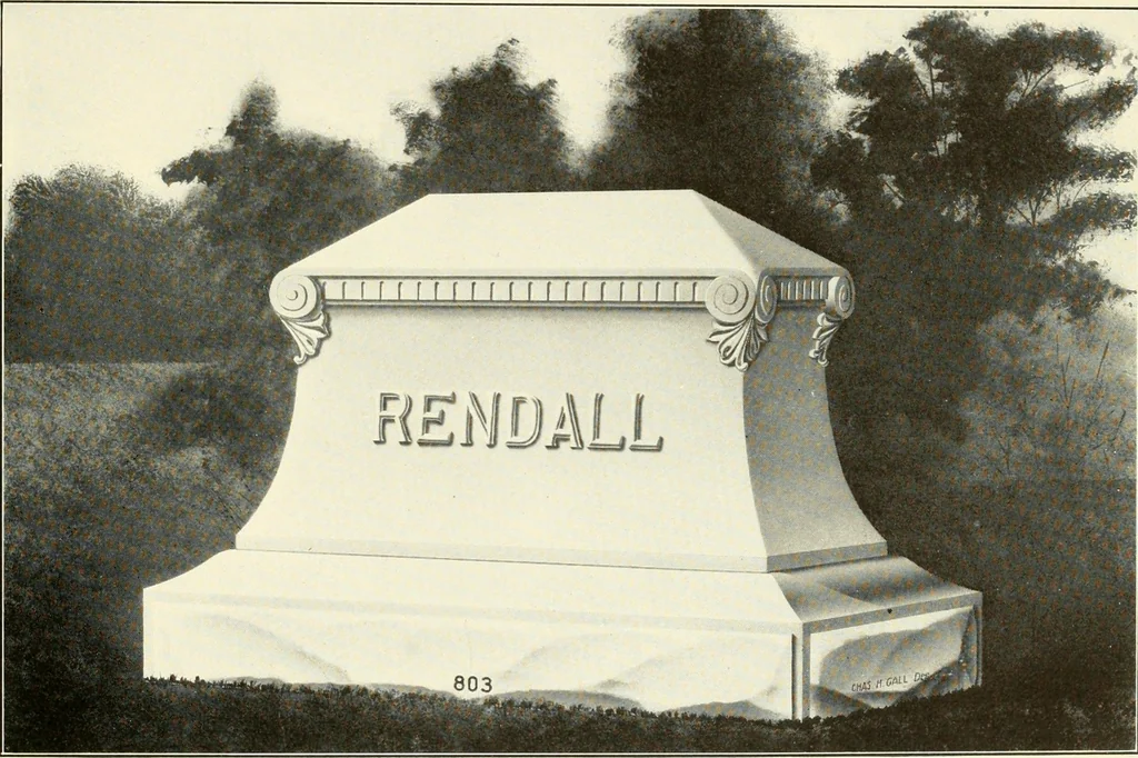 An illustration from Modern monuments, tablets and sarcophagi .., 1907, leaf 102