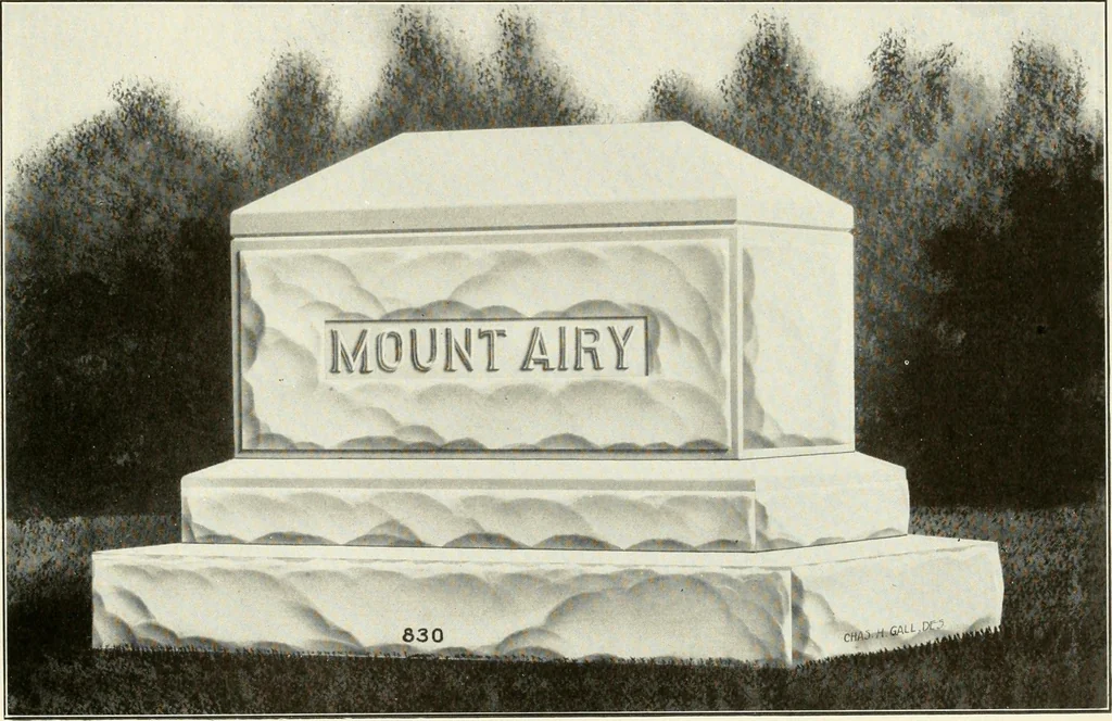 An illustration from Modern monuments, tablets and sarcophagi .., 1907, leaf 46