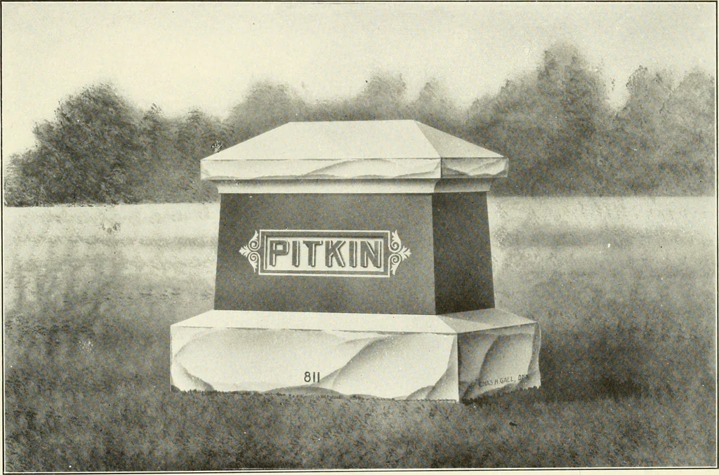 An illustration from Modern monuments, tablets and sarcophagi .., 1907, leaf 48