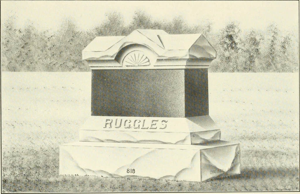 An illustration from Modern monuments, tablets and sarcophagi .., 1907, leaf 52
