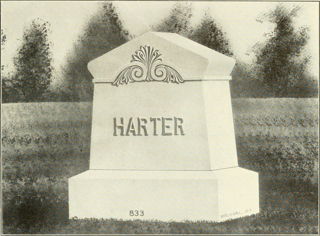 An illustration from Modern monuments, tablets and sarcophagi .., 1907, leaf 72
