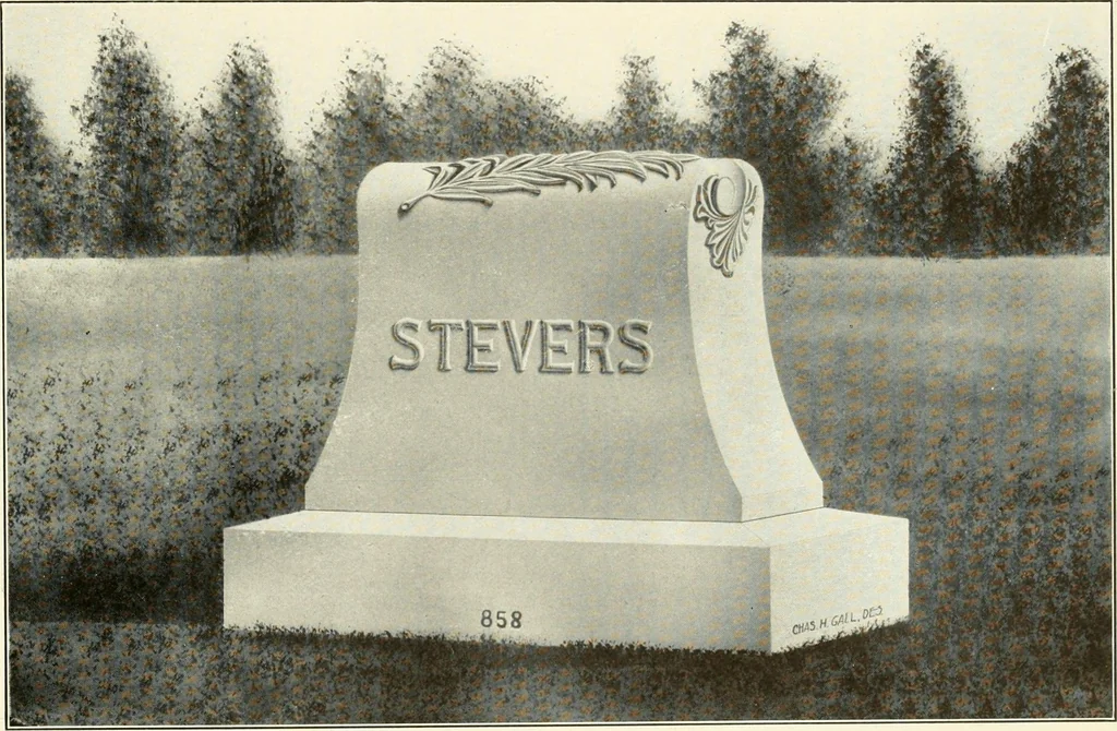 An illustration from Modern monuments, tablets and sarcophagi .., 1907, leaf 78