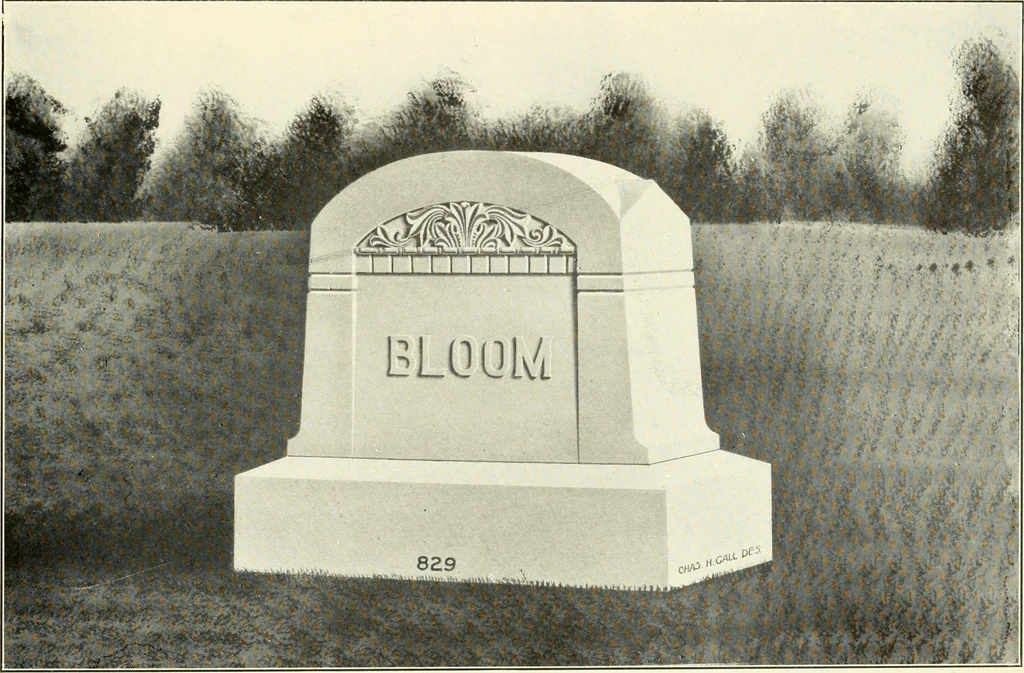 An illustration from Modern monuments, tablets and sarcophagi .., 1907, leaf 80