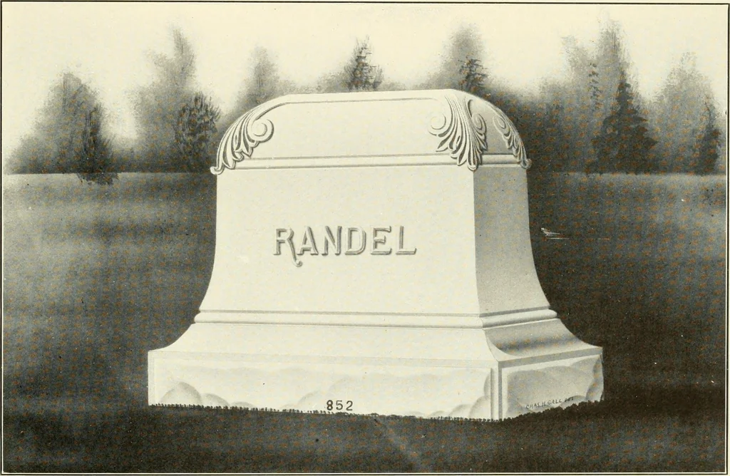 An illustration from Modern monuments, tablets and sarcophagi .., 1907, leaf 90