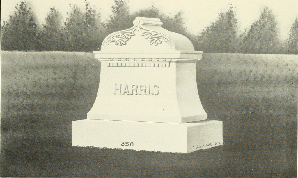An illustration from Modern monuments, tablets and sarcophagi .., 1907, leaf 92