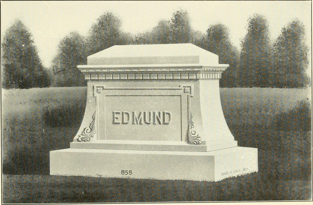 An illustration from Modern monuments, tablets and sarcophagi .., 1907, leaf 96
