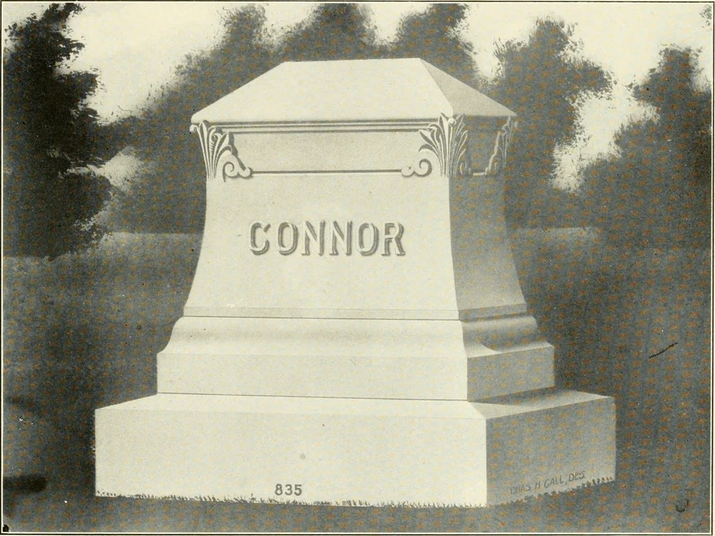An illustration from Modern monuments, tablets and sarcophagi .., 1907, leaf 98