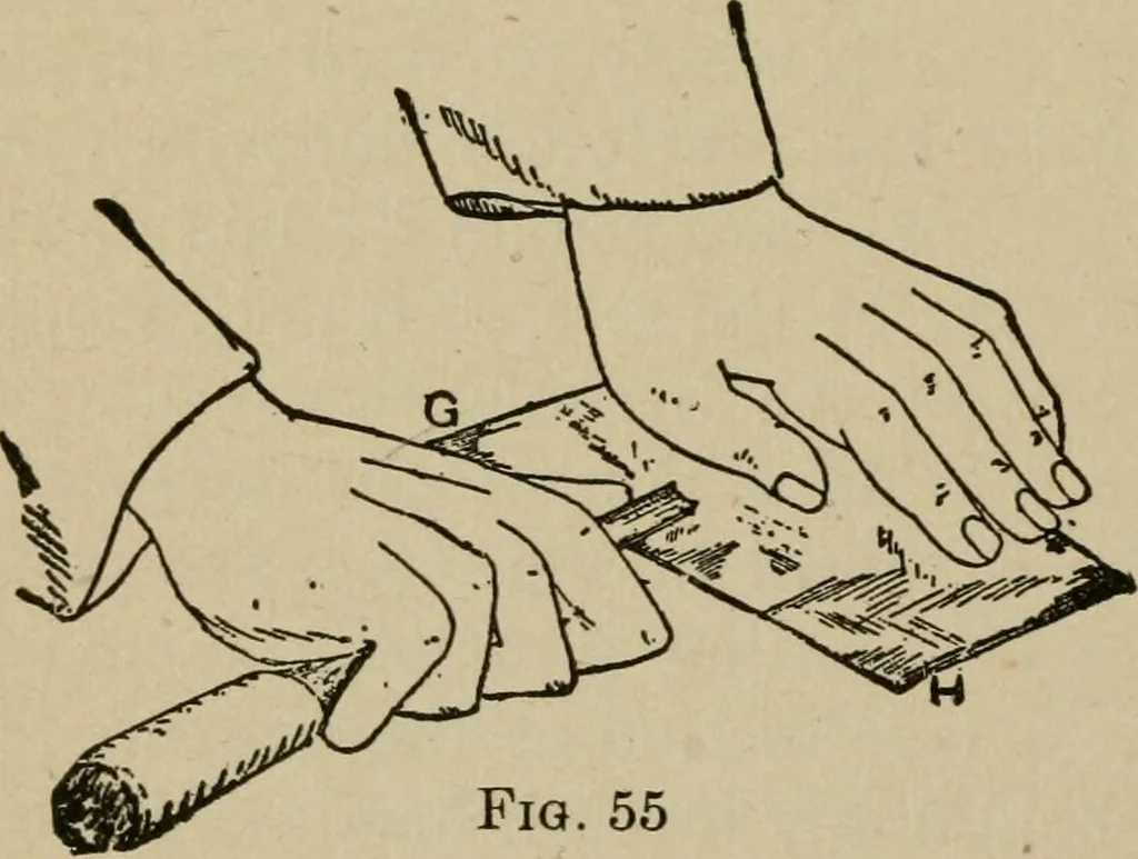 An illustration from Modern painting, hardwood finishing and sign writing, 1918, leaf 535