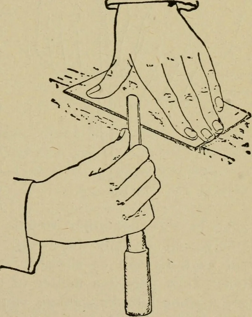 An illustration from Modern painting, hardwood finishing and sign writing, 1918, leaf 536