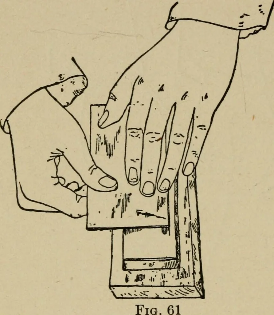 An illustration from Modern painting, hardwood finishing and sign writing, 1918, leaf 539